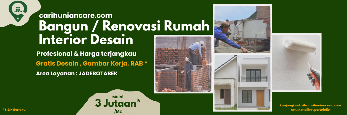 Bangun / Renovasi Rumah Jadebotabek